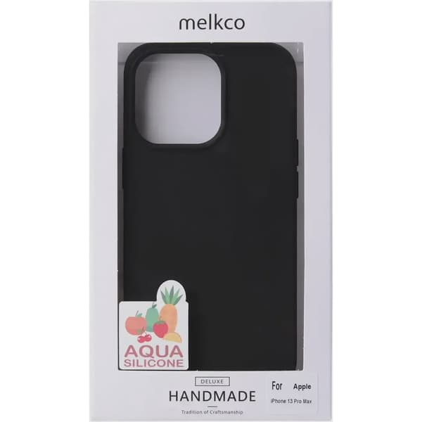 Melkco Silicone Case iPhone 13 Pro -Svart
