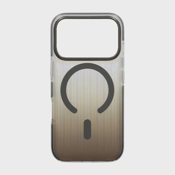 Corrugated MagSafe Case for iPhone 17 Pro Max - Gradient Grey