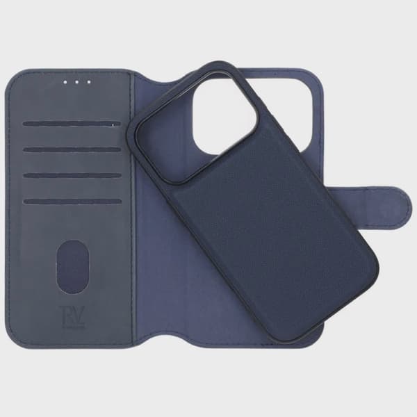 Removable Wallet Case Magnet for iPhone 17 Pro Max - Blue