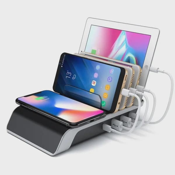 SiGN Charging Station with Wireless Charging, 12A, 45W
