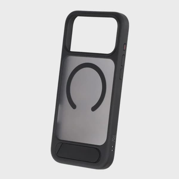 Phone Case with Stand for iPhone 17 Pro Max - Black