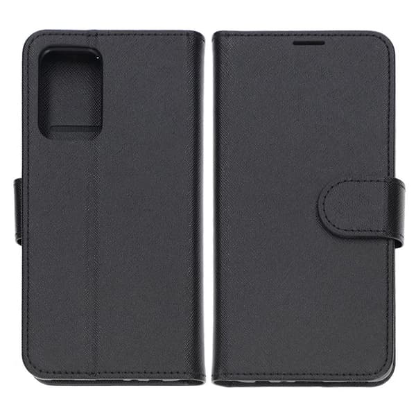 Samsung A52s Wallet Case with Stand - Black