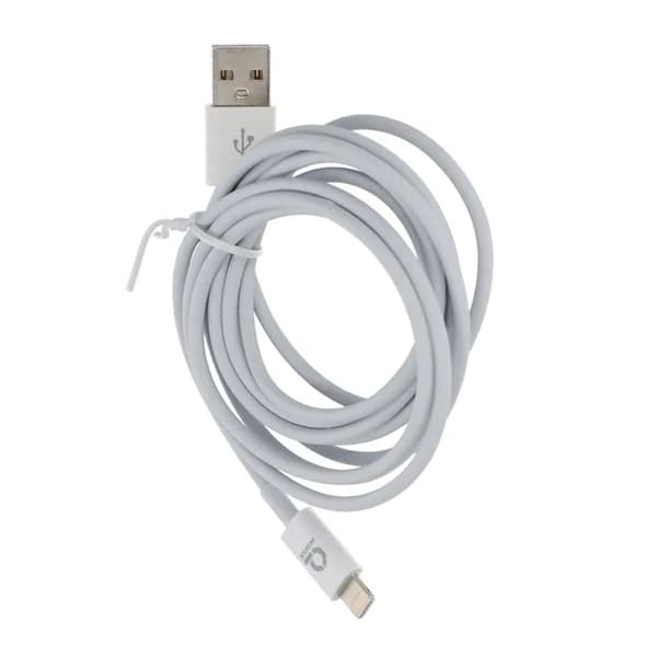 USB A to Lightning Cable 2 Meter - White