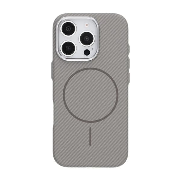 iPhone 16 Pro Mobilskal Carbonmönstrad - Grå