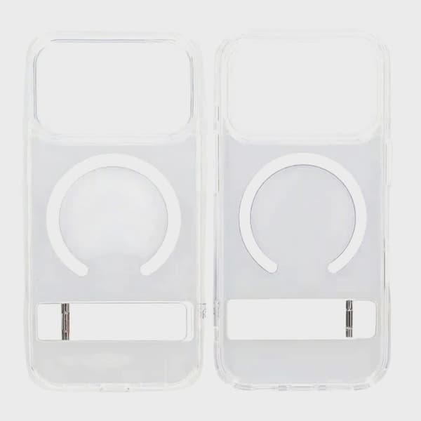 Phone Case with Stand for iPhone 17 Pro Max - Transparent