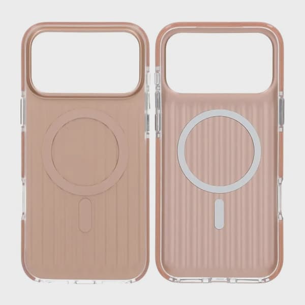 Corrugated Magsafe Case for iPhone 17 Pro Max - Gold