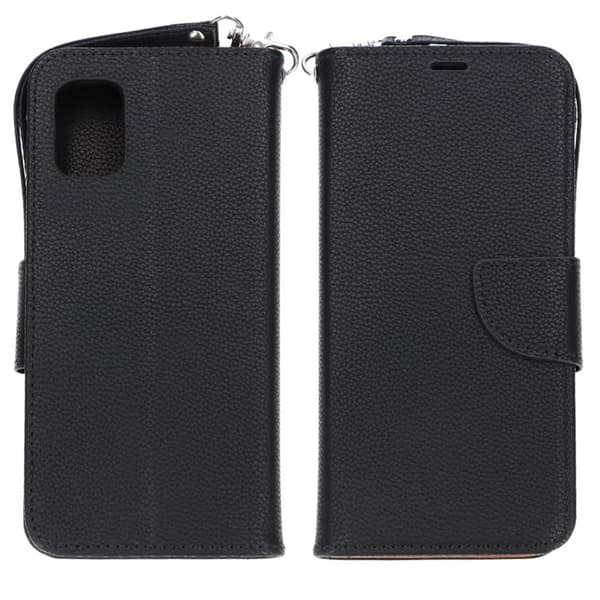 Samsung Galaxy A41 Wallet Case with Stand - Black
