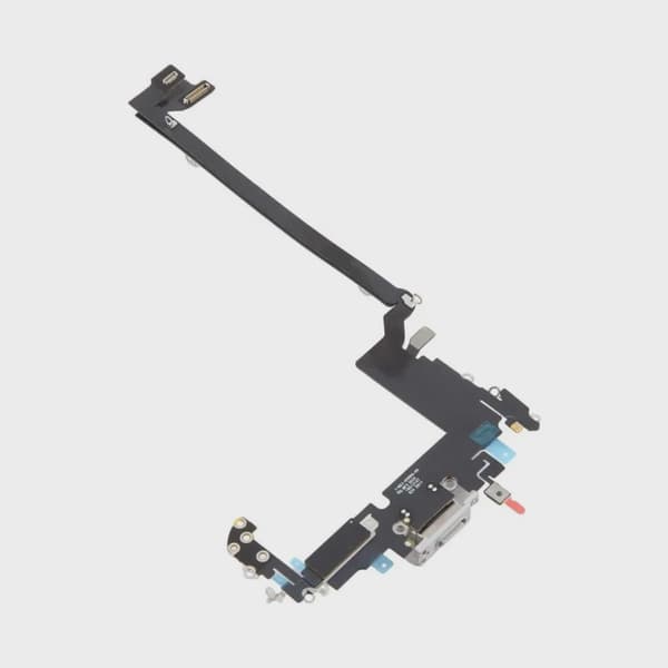 Laddkontakt med Flexkabel för iPhone 17 Pro Max - Silver