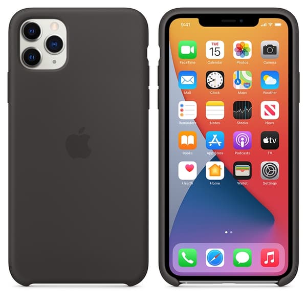 Apple Silicone Case for iPhone 11 Pro Max - Black