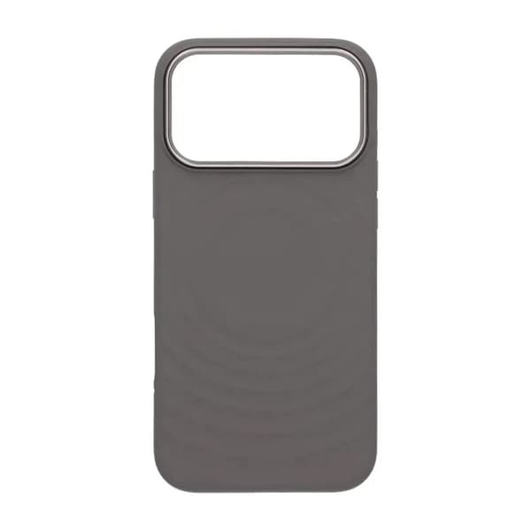 Mobilskal Silikon med Magsafe för iPhone 17 Pro Max - Mörkgrå