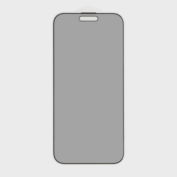 Screen Protector Privacy Tempered Glass iPhone 16 Pro Max - Black (eco)