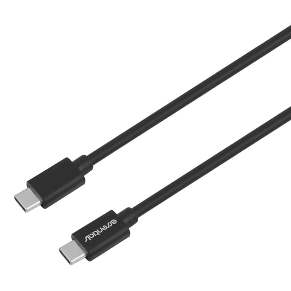 Wall charger USB-C PD 20W, 1 m USB-C/C cable,black
