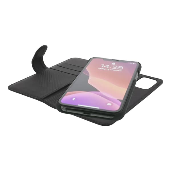 Wallet Case 2-in-1, iPhone 12 Pro Max, Magnetic Shell, Black