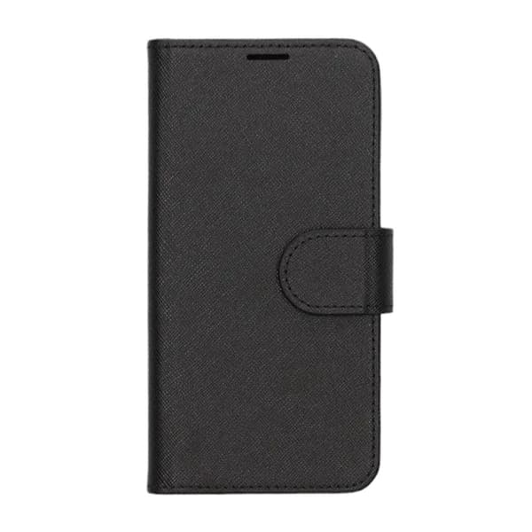 iPhone 16 Plus Wallet Case with Stand - Black