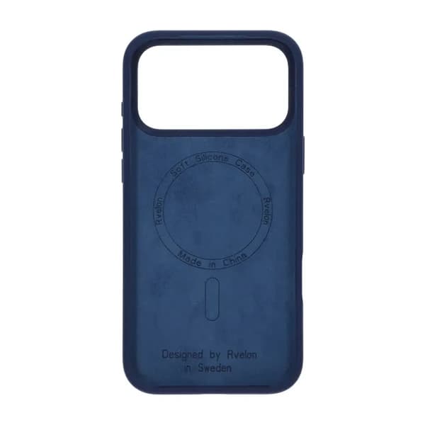 iPhone 17 Pro Max Case - Silicone With Magsafe Rvelon Dark Blue