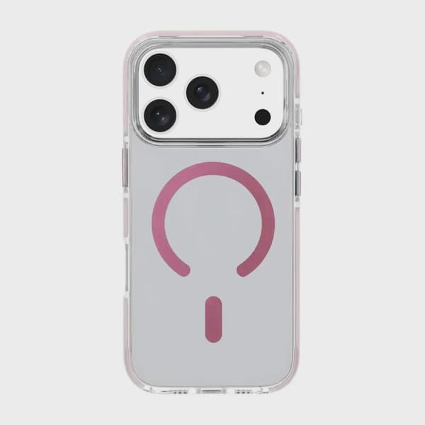 Mobilskal Magnet Dubbelskydd för iPhone 17 Pro Max - Rosa