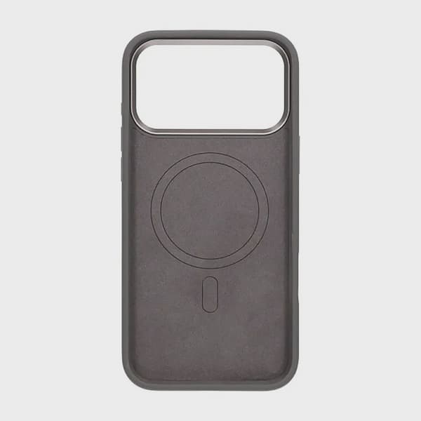 Dark Grey Silicone Case with Magsafe for iPhone 17 Pro Max
