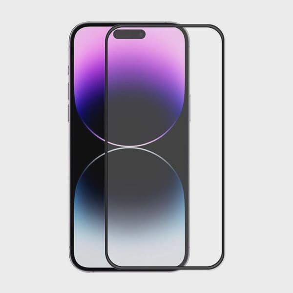 Screen Protector Tempered Glass iPhone 14 Pro - Black (eco)