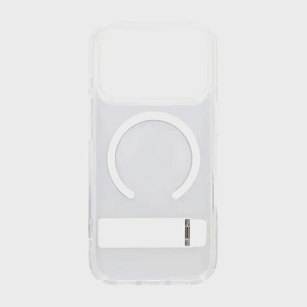 Phone Case with Stand for iPhone 17 Pro Max - Transparent