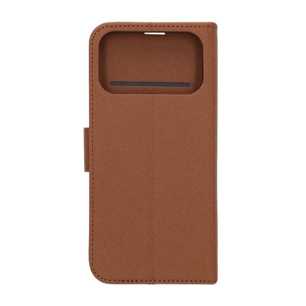 RV Magnetic Wallet Case iPhone 17 Brown