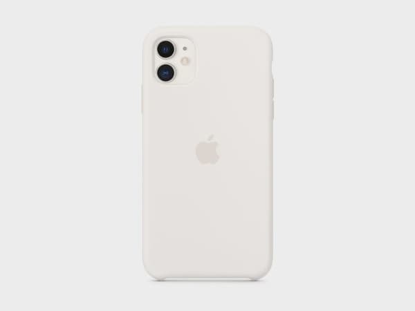 Apple iPhone 11 Silicone Case (White)
