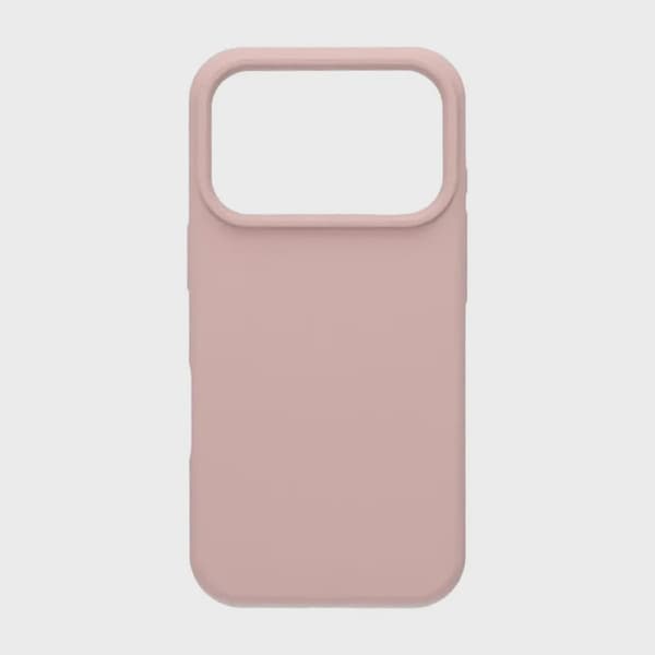Soft Silicone Case for iPhone 17 Pro - Sand Pink
