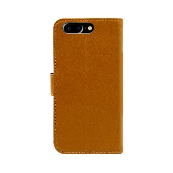 Flip Stand Leather Case For iPhone 7 plus/8 plus Brown