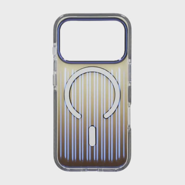 Corrugated MagSafe Case for iPhone 17 Pro Max - Gradient Grey