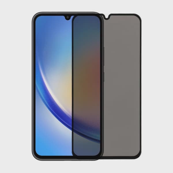 Screen Protector Privacy Tempered Glass Samsung Galaxy A34 (environment)