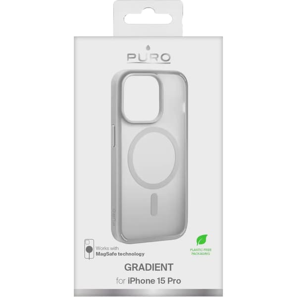 iPhone 15 Pro-skal GRADIENT, silver
