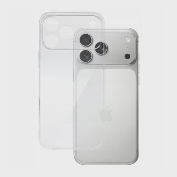 Mobile Case Ultrathin TPU for iPhone 17 Pro Max - White