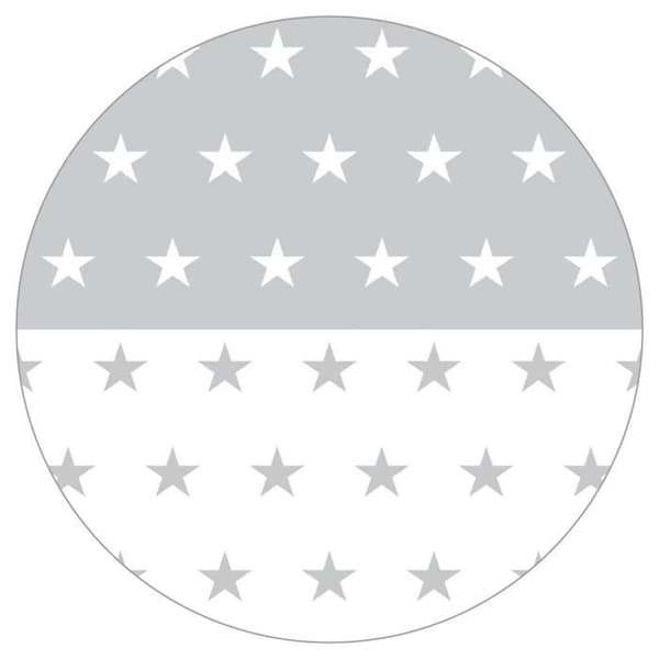 ROBA Lit Cododo Complet "Little Stars" 60x120 cm med 4 bromhjul