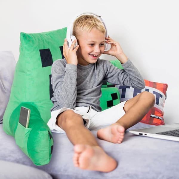 Coussin för Avkoppling - ROBA - Minecraft Creeper - med Armstöd och Sidoficka - 60x30x60 cm