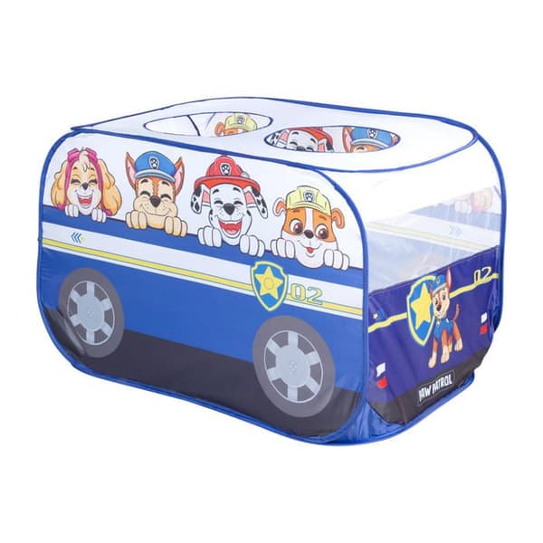 Pop Up Spel Tent - Paw Patrol - Bil Form - Fällfunktion - Blå - Vit