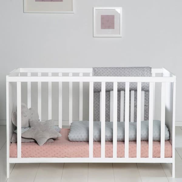 2 i 1 babysäng - ROBA - Självständig och samsovande - Justerbar bas - Vit