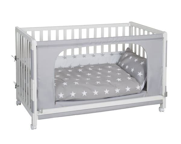 ROBA Lit Cododo Complet "Little Stars" 60x120 cm med 4 bromhjul