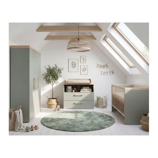 Sovrum Babyset 'Jimmy' - ROBA - Komplett Trio - Salvia / Ek