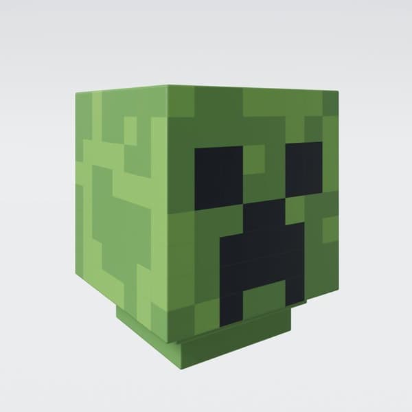 LED-lampa - ROBA - Minecraft Creeper - Uppladdningsbar USB - Timer - 10h Autonomi