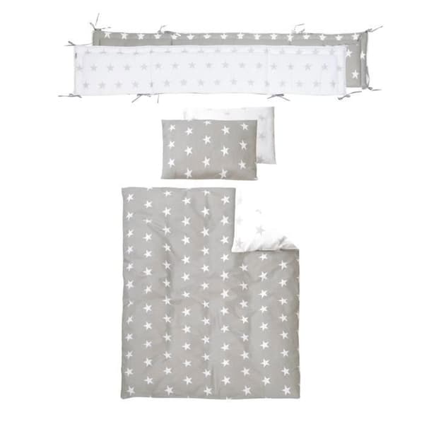 ROBA Lit Cododo Complet "Little Stars" 60x120 cm med 4 bromhjul