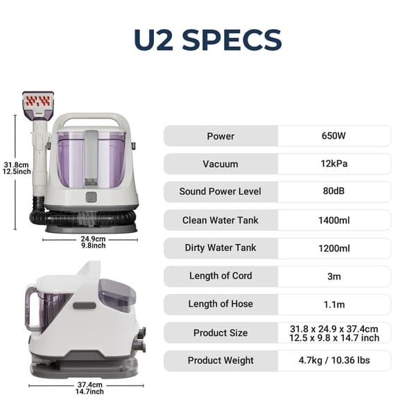 Tæppe- og stofrenser, tæppe- og møbelrenser