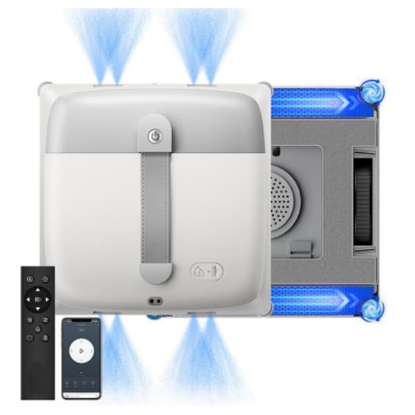 LIECTROUX Vinduespudserrobot G9, 10000Pa, WiFi + Bluetooth