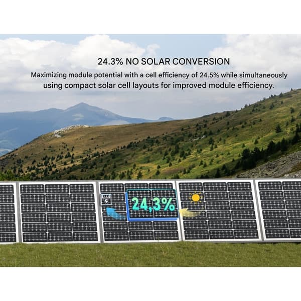 200 Watt bærbart solpanel til bærbar strømstation, foldbart solpanel 200W, til solgenerator udendørs campinghave (200W)