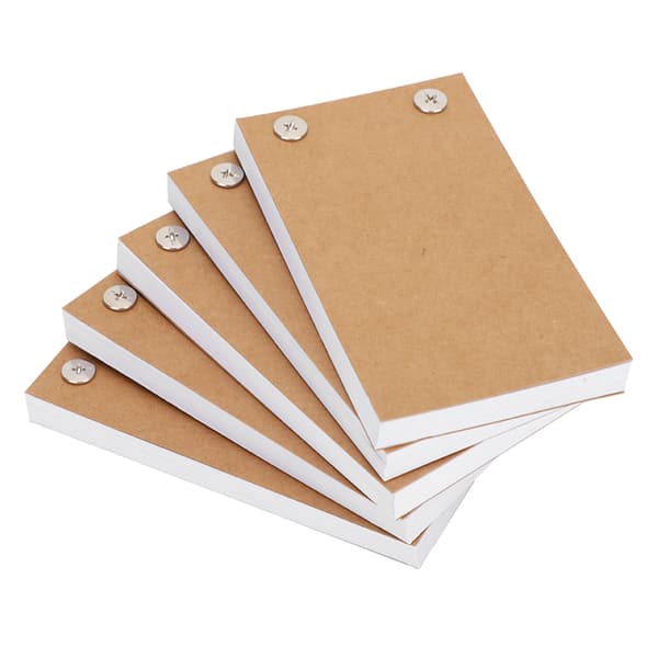 5 st Flip Book Kit Separata Handmålade Böcker Skruvsats Barn Målarverktyg