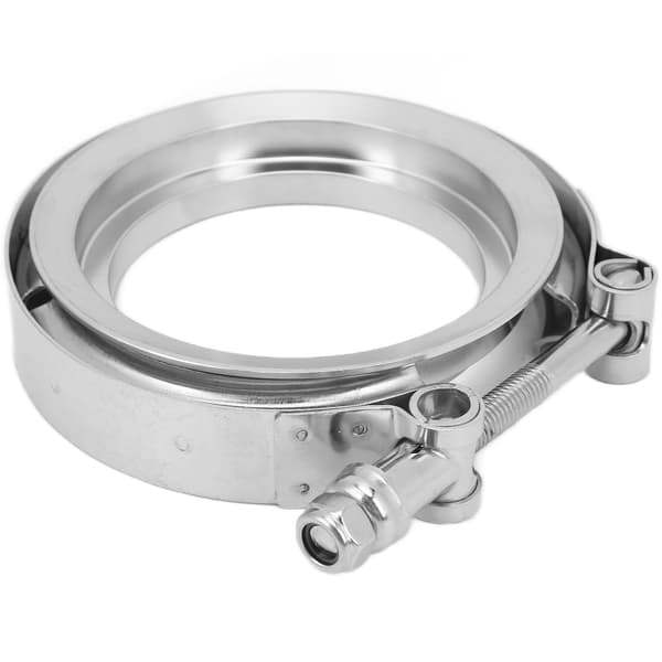 3 tommer Downpipe V-båndklemme Flangesæt Rustfrit Stål Erstatning for Borg Warner S200 S300 S257 S366