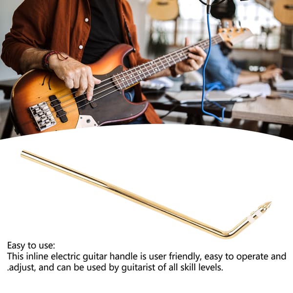 Inline elgitarr Tremolo Spak Metall Whammy Bar Guld 1st Multifunktionell Vibrato Arm