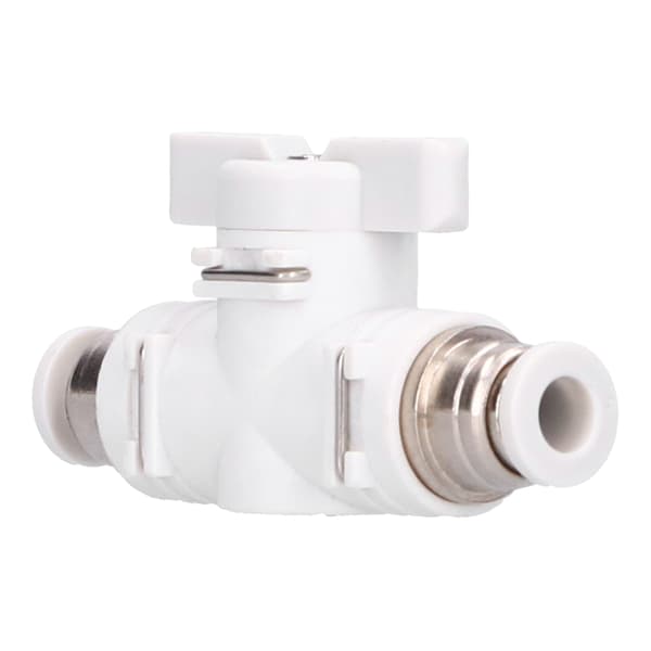 Pneumatisk luftfitting 6 mm lynkobling push-in unionadapter til flowreguleringsventil
