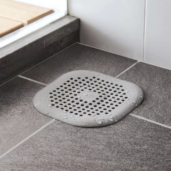 2-pack silikonhårfångare, sugkoppsavloppsskydd för badkar, dusch, diskbänk, kök