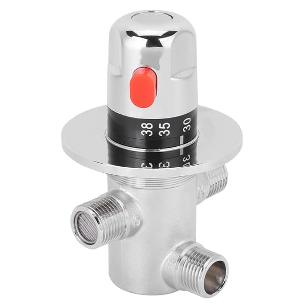 G1/2 Termostatisk blandningsventil Solvärmare Blandningsregulator Temperaturkontroll