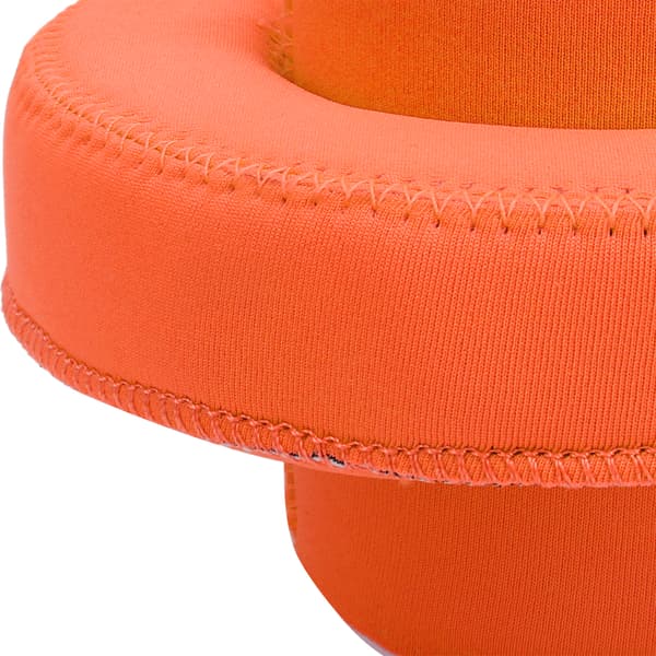 Neoprenburkskylare för pool, 330 ml flaskflytande orange dryckeshållare, 1 set simutrustning
