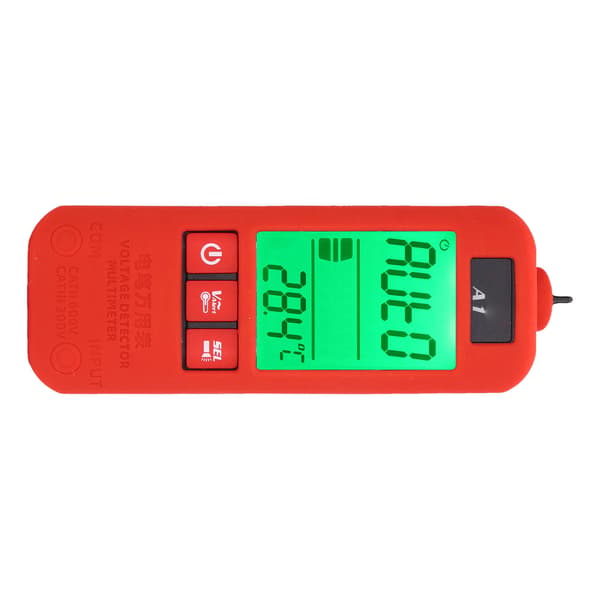 Digital Tangamperemeter Auto-Ranging AC/DC Spændingstester med LCD Baggrundsbelyst Display